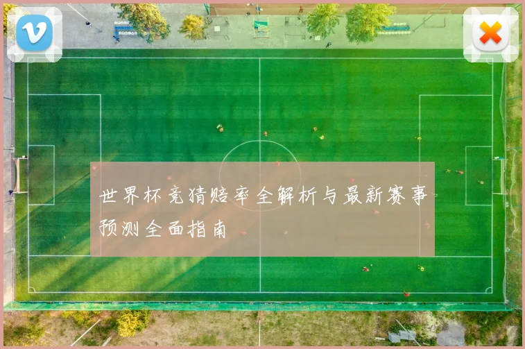 世界杯竞猜赔率全解析与最新赛事预测全面指南